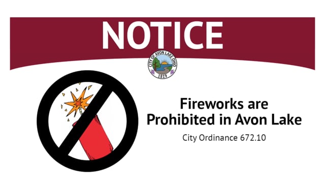 Thumbnail of video Fireworks Prohibited PSA