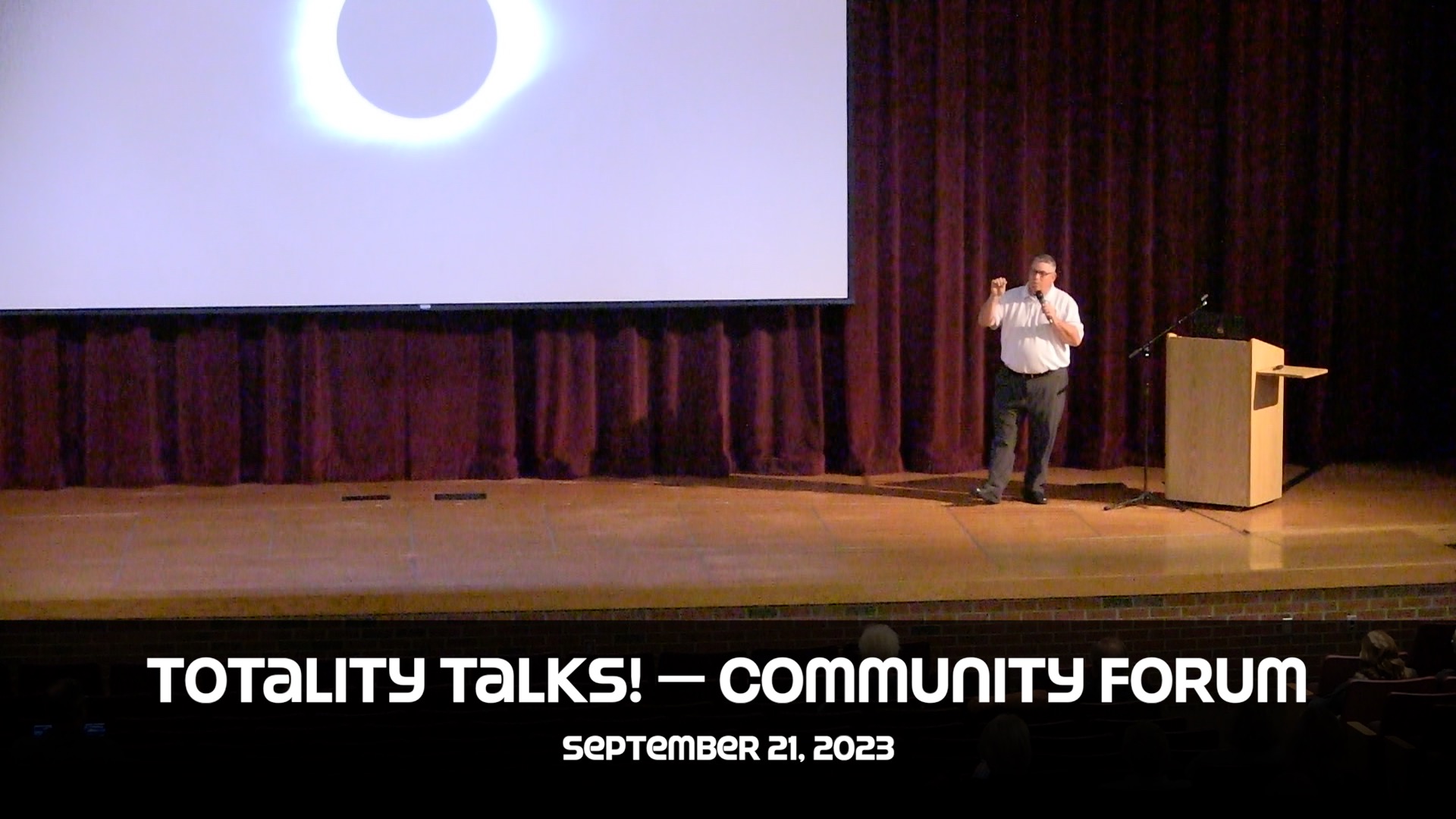 Thumbnail of video Totality Talks! — Community Forum