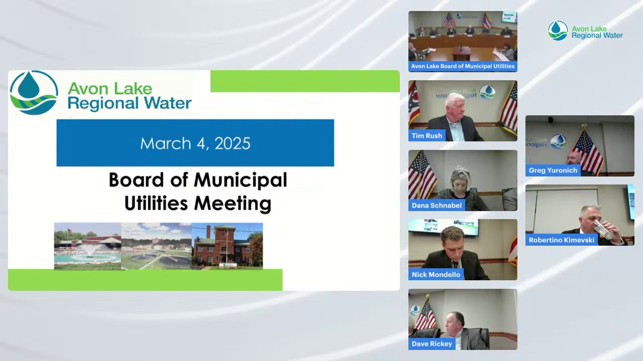 Thumbnail of video Avon Lake Board of Municipal Utilities: 03/04/25